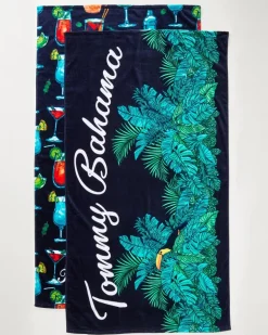 All Nighter & Baja Who Can Toucan Beach Towels — Set of 2