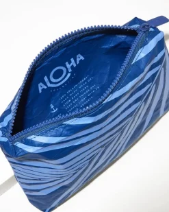 Aloha Collection Navy Shade Small Pouch