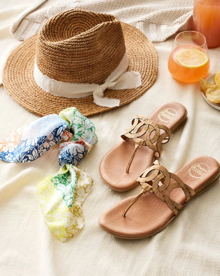 André Assous Nature Cork Featherweights™ Sandals