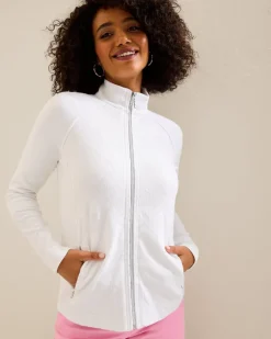 Aruba Diamond Days Embroidered Full-Zip Sweatshirt