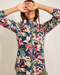 Aruba Flora Amora Full-Zip Sweatshirt