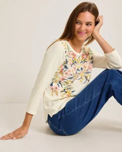 Ashby Isles Flora Amora 3/4-Sleeve T-Shirt