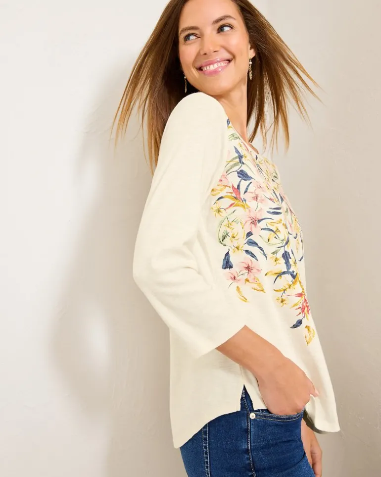 Ashby Isles Flora Amora 3/4-Sleeve T-Shirt