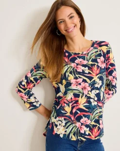 Ashby Isles Flora Amora 3/4-Sleeve T-Shirt