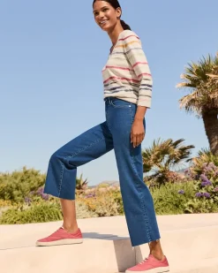 Ashby Isles Sealight Stripe 3/4-Sleeve T-Shirt