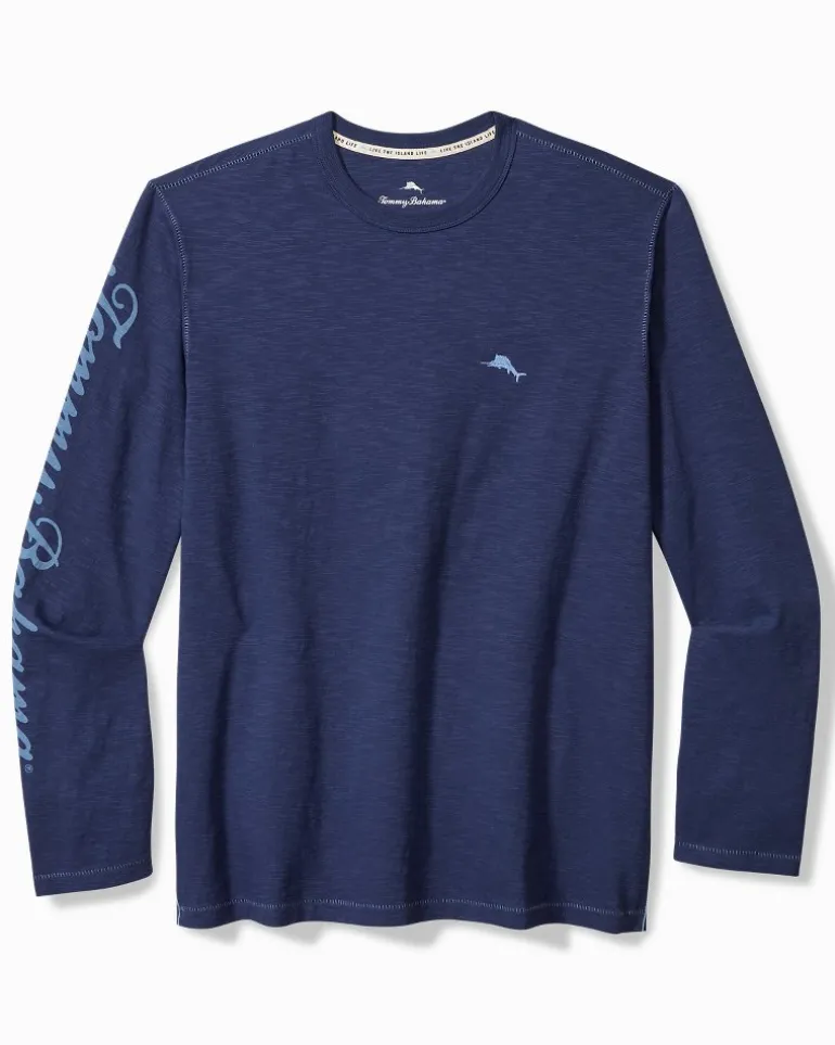 Azul Palms Long-Sleeve Lux T-Shirt