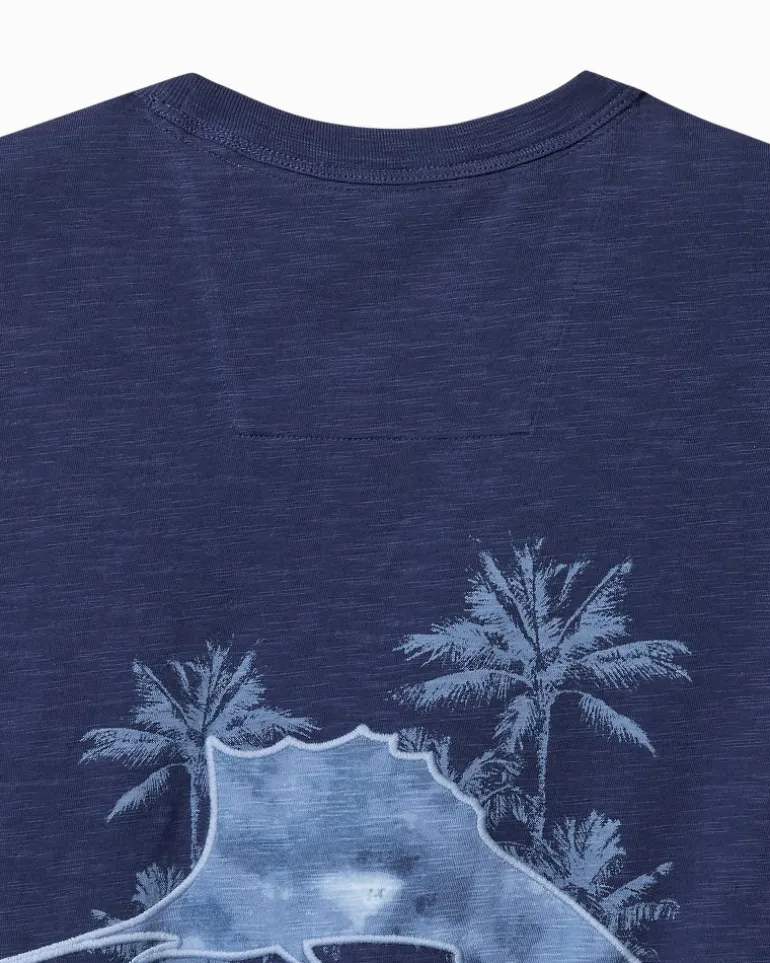 Azul Palms Long-Sleeve Lux T-Shirt