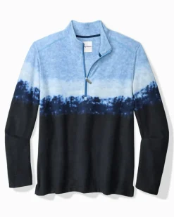 Azul Tides Ombré Half-Zip Sweatshirt
