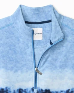 Azul Tides Ombré Half-Zip Sweatshirt