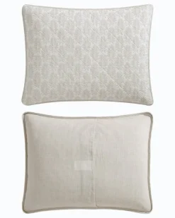 Bahama Fronds Reversible 3-Piece Full/Queen Quilt Set