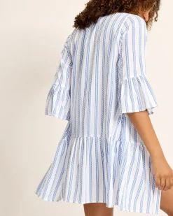 Bonita Stripe Coverup Shirt Dress