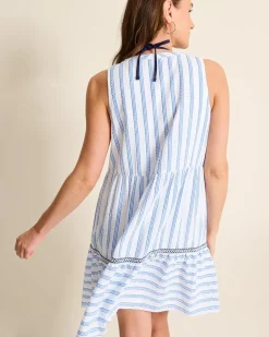 Bonita Stripe Sleeveless Coverup Dress
