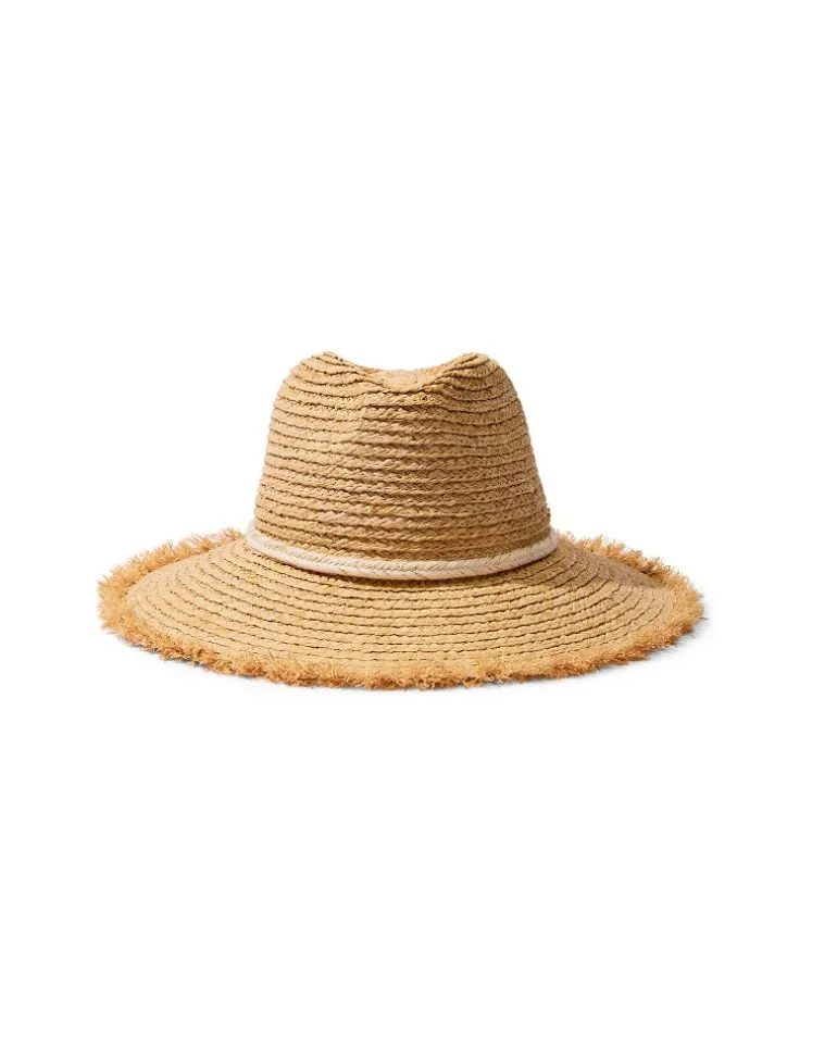 Brighton Fringe Brim Raffia Hat