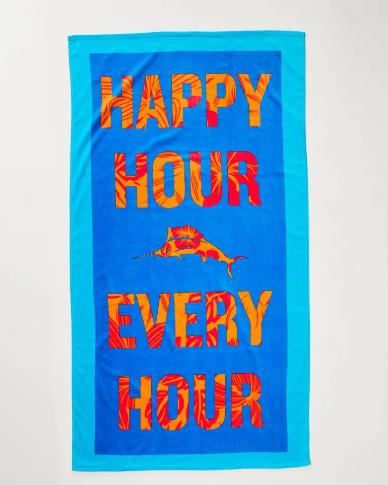 Cape Coral & Happy Hour Beach Towels — Set of 2