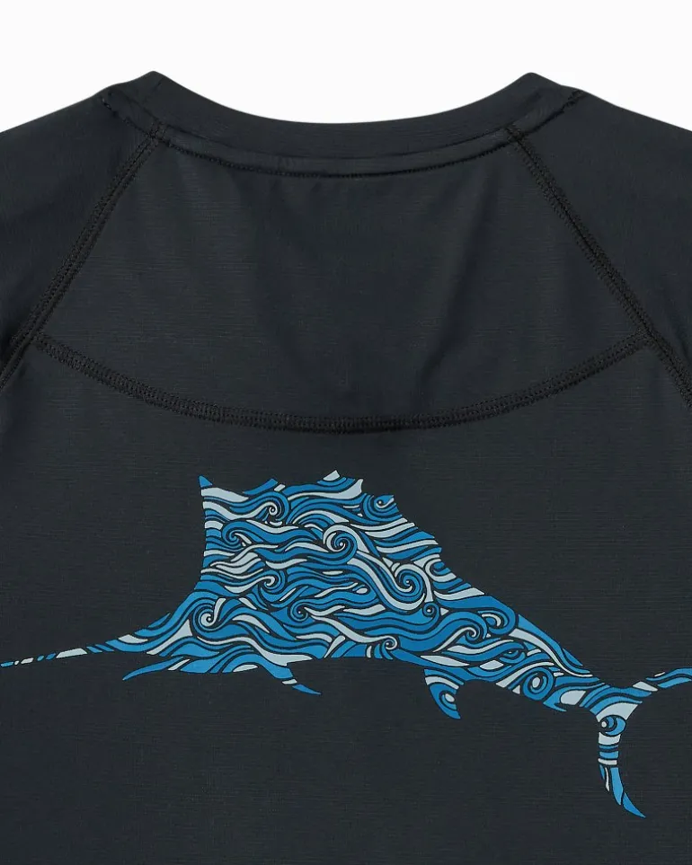 Chill Time Surf IslandZone® Short-Sleeve Rash Guard