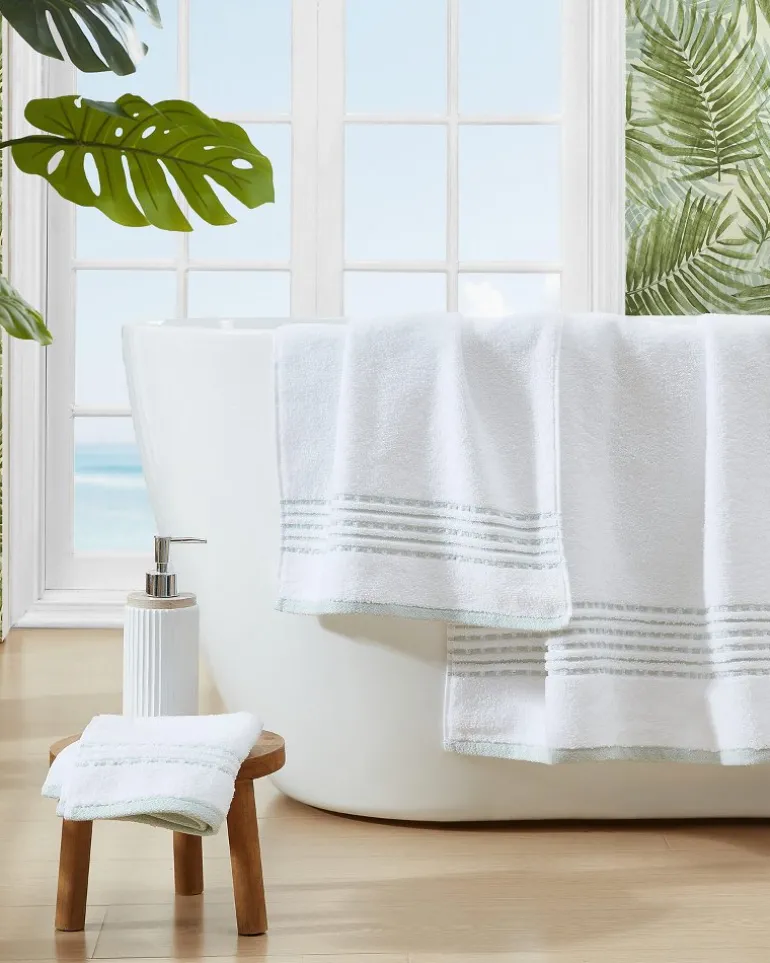 Cliff Side Green 3-Piece Towel Set