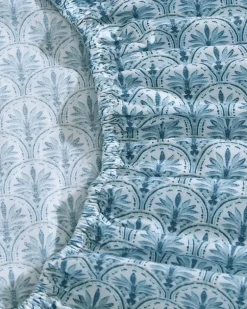 Coastal Batik Blue 4-Piece King Sheet Set