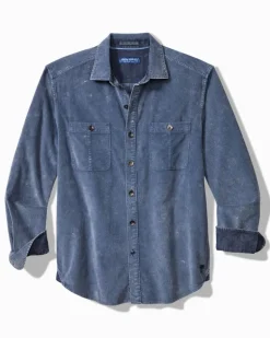 Coastline Cord Stretch Sun Fade Double-Pocket Shirt