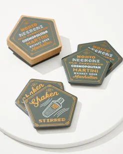 Cocktail Coasters—Set of 4