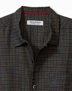 Coconut Point Prismatic Check IslandZone® Camp Shirt
