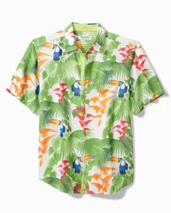 Coconut Point Toucan Chats IslandZone® Camp Shirt