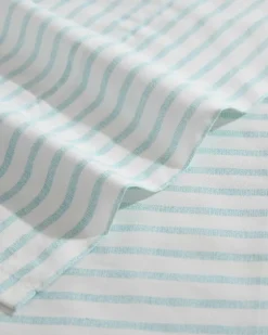 Cool Beach Stripe 4-Piece Queen Sheet Set
