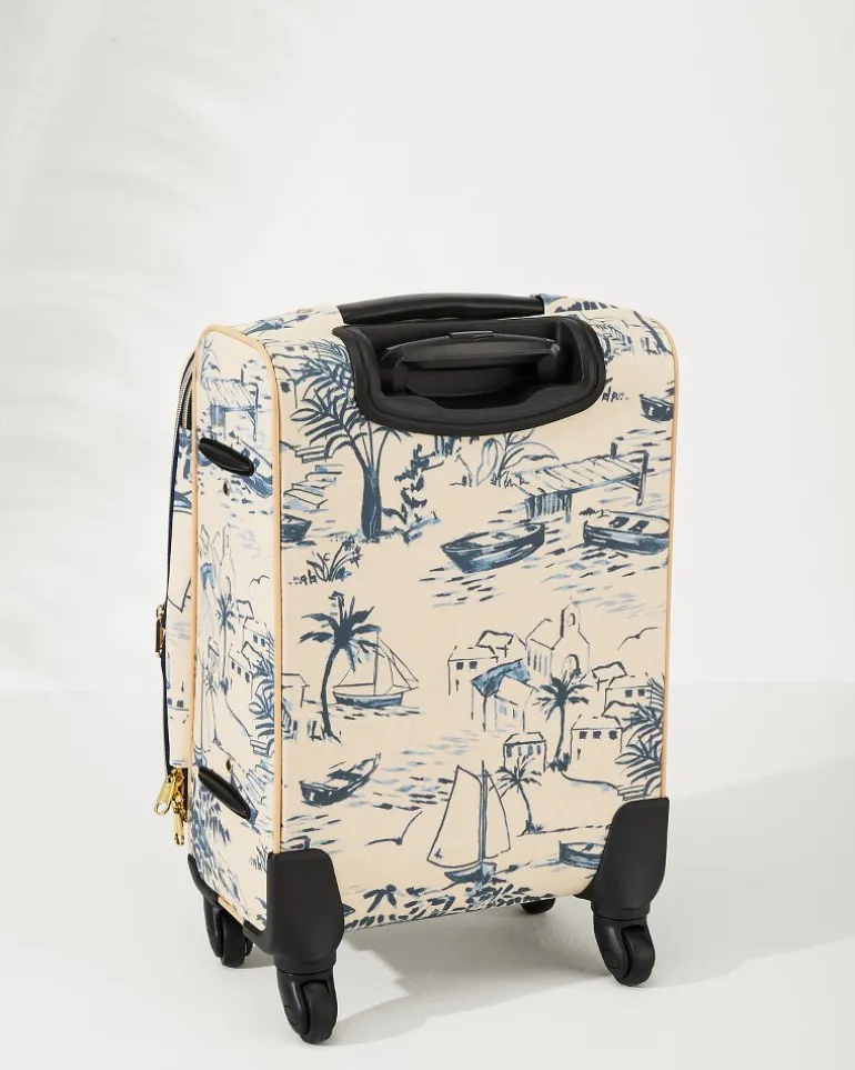 Daise Seascape 20-Inch Rolling Suitcase