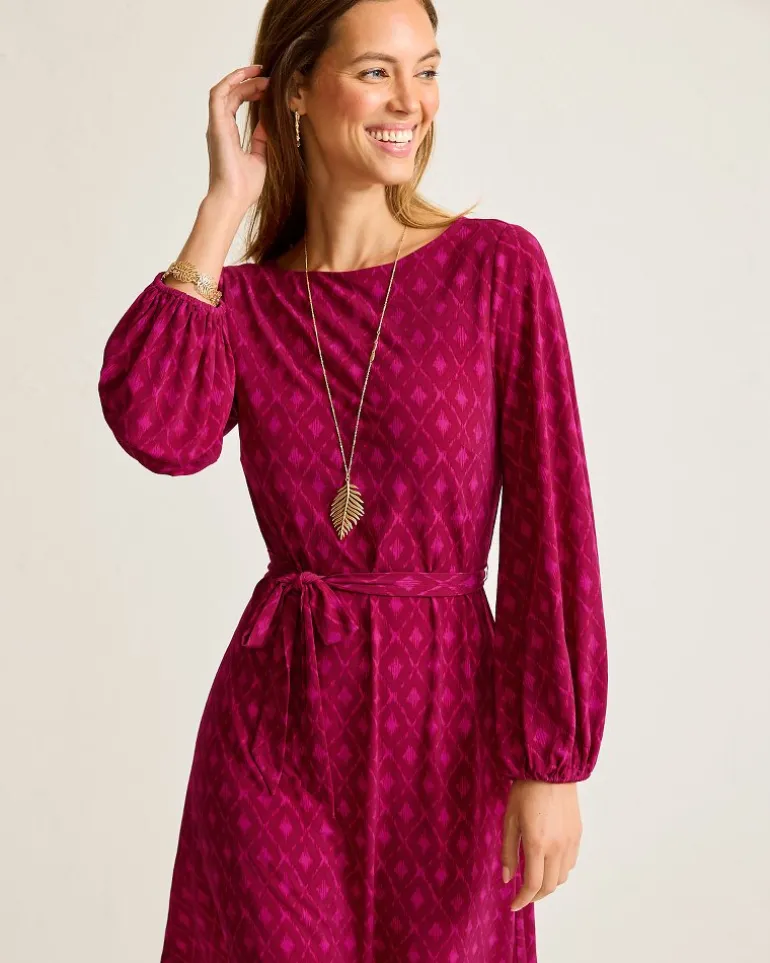 Diamond Cay Long-Sleeve Dress