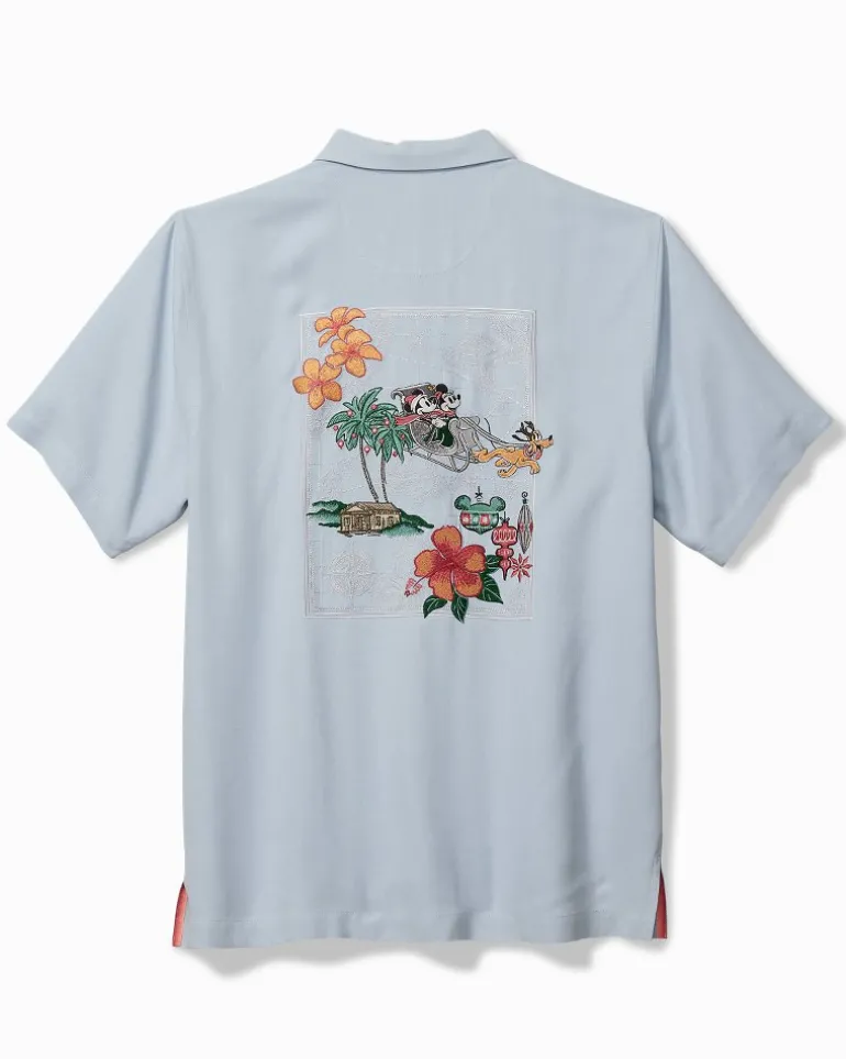 Disney Huladay Sleigh Ride Silk Camp Shirt
