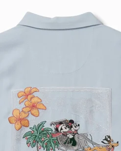 Disney Huladay Sleigh Ride Silk Camp Shirt