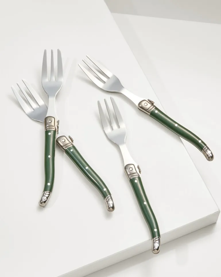 Eat, Drink & Be Merry Appetizer Fork Set