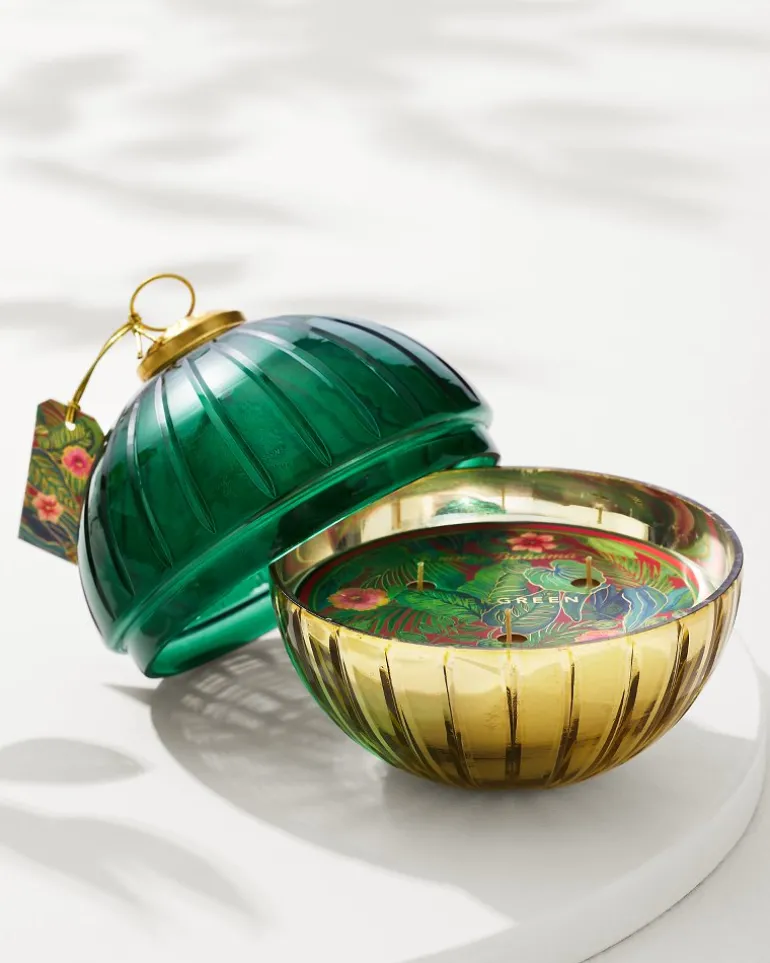 Evergreen 8.5-oz. Etched Ornament Candle