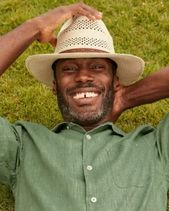 Ezra Vented Panama Hat