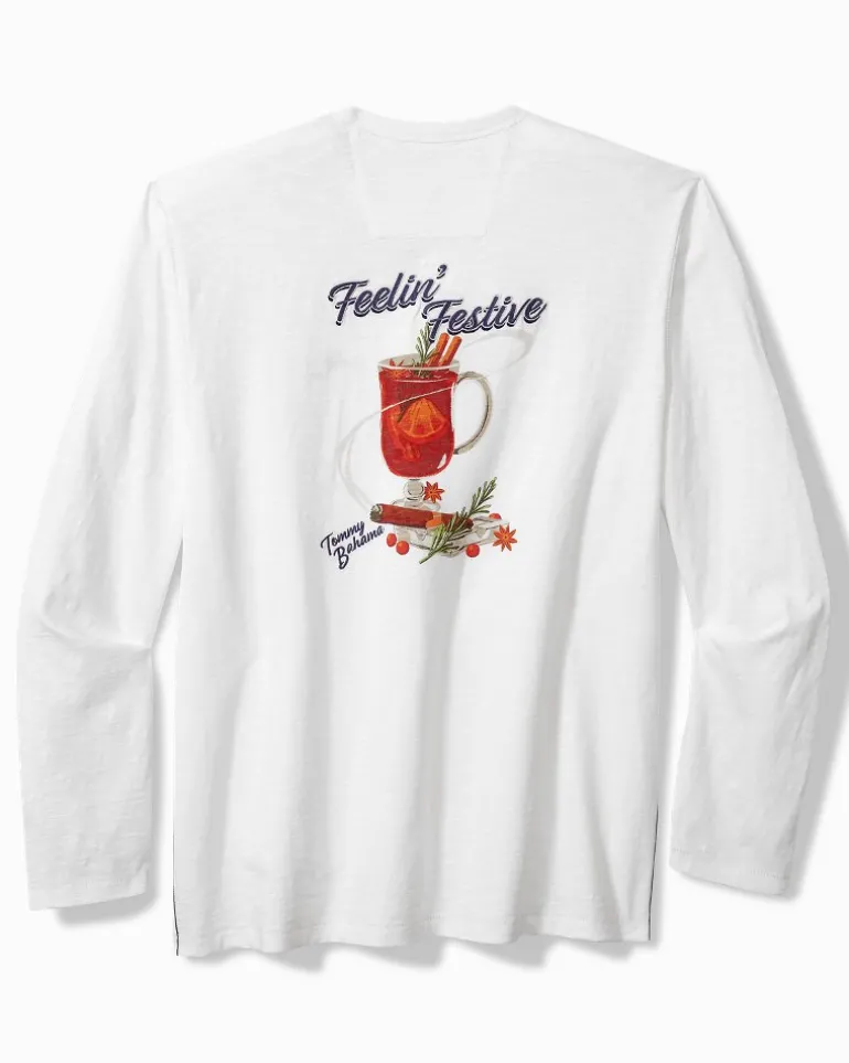 Feelin' Festive Long-Sleeve Lux T-Shirt