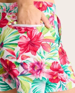 Fiesta Floral Beach Shorts