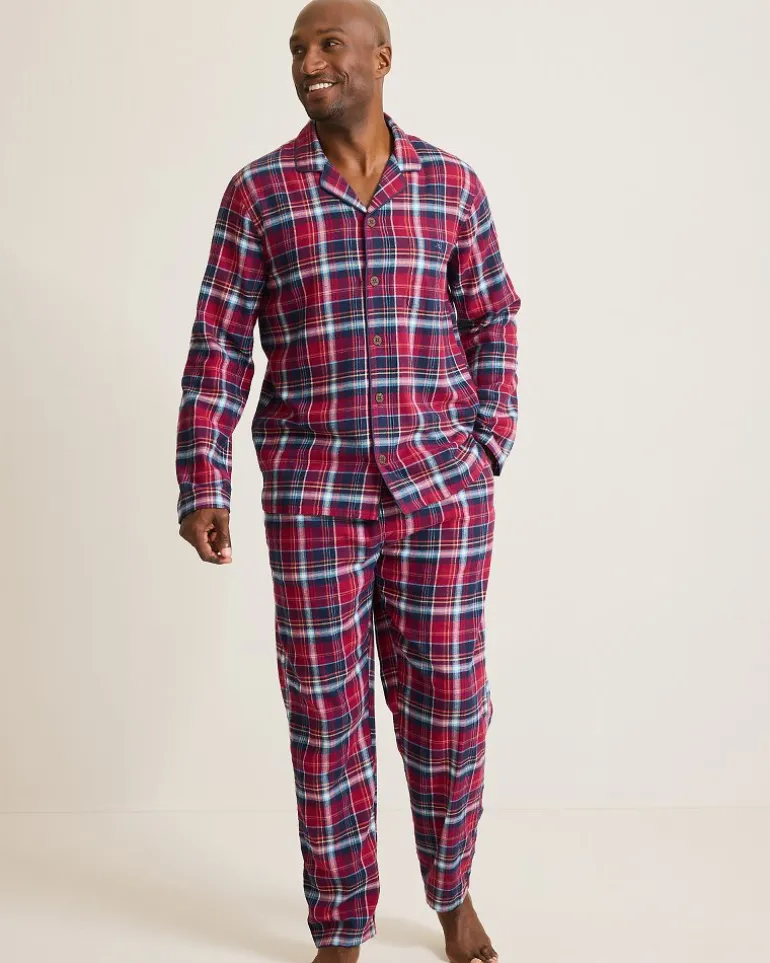 Flannel Long Sleeve & Pants Pajama Set