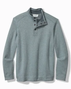 Flip Coast Reversible Snap Mock Sweatshirt