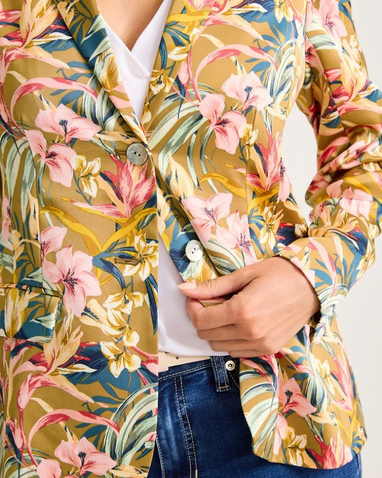 Flora Amora Satin Blazer