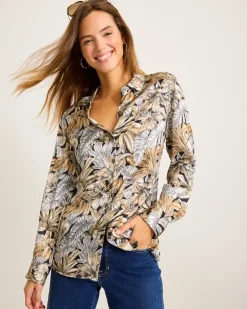 Grand Canal Long-Sleeve Silk Shirt