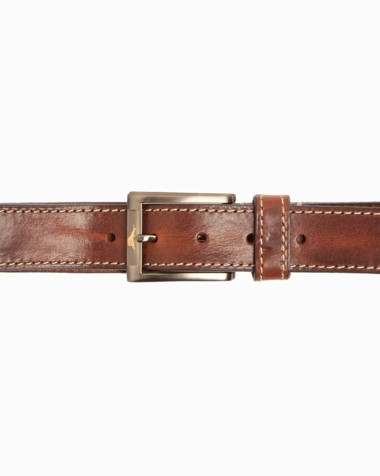 Heavy Stitch Leather Belt