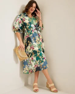 Hightide Flora Midi Shirt Dress