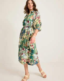 Hightide Flora Midi Shirt Dress