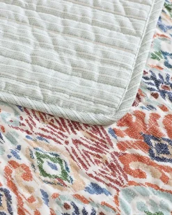 Ikat Tropics Reversible 3-Piece King Quilt Set