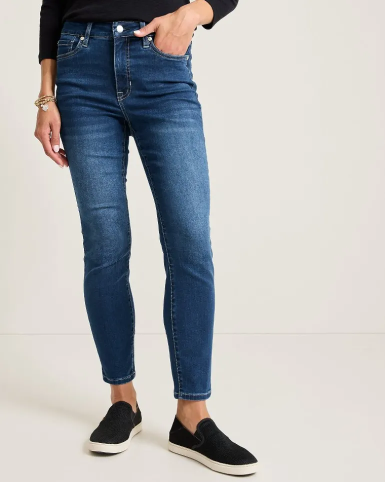 Indigo Palms™ High-Rise Skinny Ankle Jeans