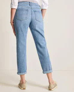 Indigo Palms™ Mid-Rise Slim Boyfriend Jeans