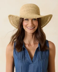 Isla Crochet Raffia Sun Hat