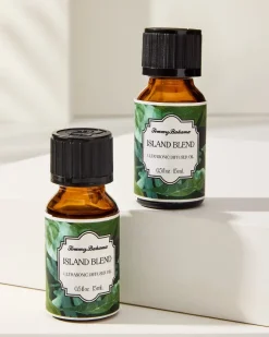 Island Blend Ceramic Pineapple Diffuser Oil Refill Set