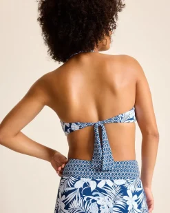 Island Cays Blooms Bandeau Bikini Top