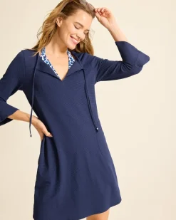 Island Cays Flounce-Sleeve Coverup Dress