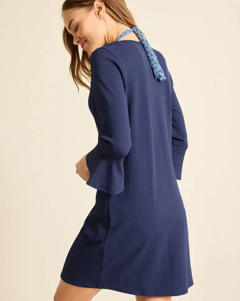 Island Cays Flounce-Sleeve Coverup Dress